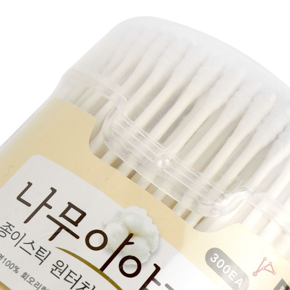 회오리 면봉 종이 클렌징 귀지 화장 약국 여드름 300p - 상세 이미지 4