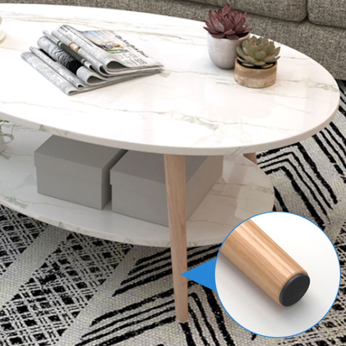 응접실 테이블 높은 쇼파 테이블 기능성 거실 테이블 거실용 탁자