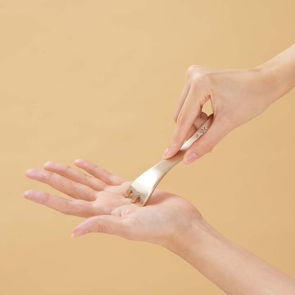 놋반 안성맞춤 괄사마사지 지압 방짜 유기 괄사 마사지기 - 상세 이미지 5