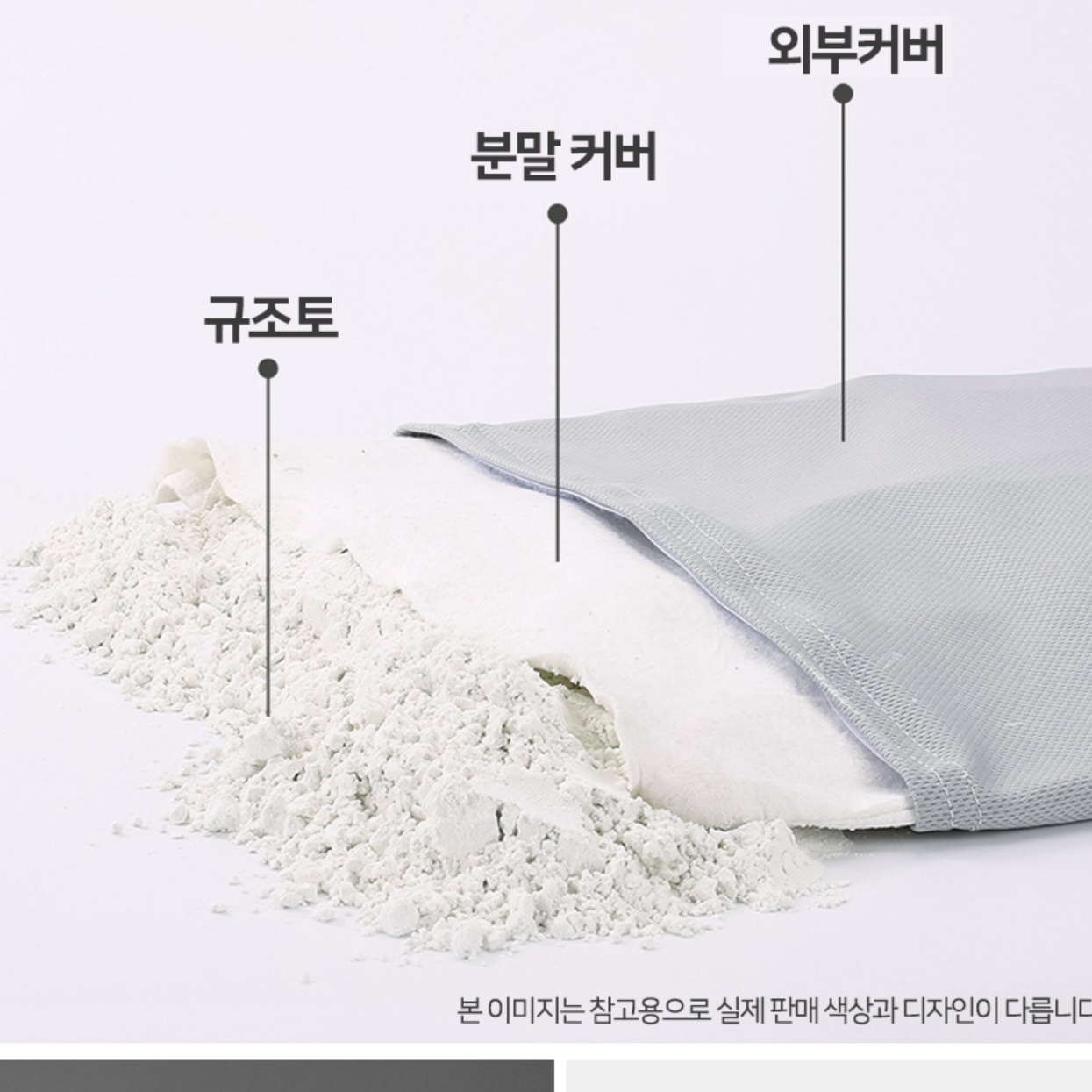 화장실 앞 발판 목욕탕 샤워실 깔판 규조토발판 욕실 발수건 - 상세 이미지 3