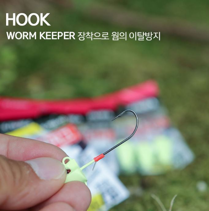 키우라 샛별 역지그 갈치채비 볼락 풀치 지그헤드 갈치 바늘 K-704 - 상세 이미지 2