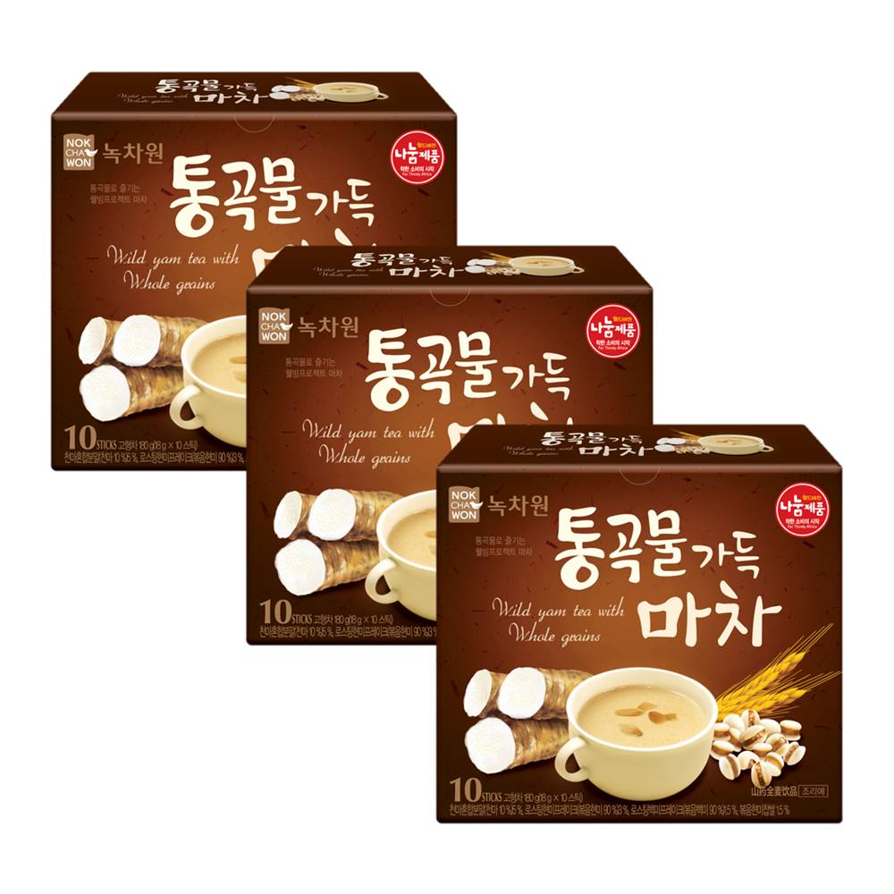 [녹차원] 든든한 통곡물마차 10스틱 X 3개 - 상품 이미지