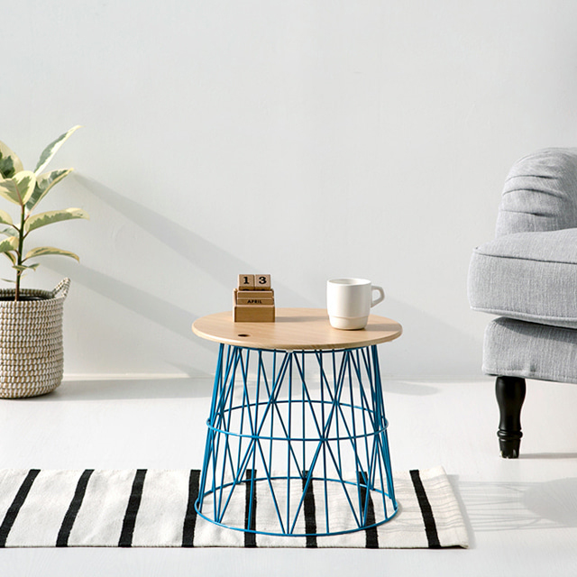 TEMBO 400 수납테이블 KS1028TB/2 블루 6378.0135