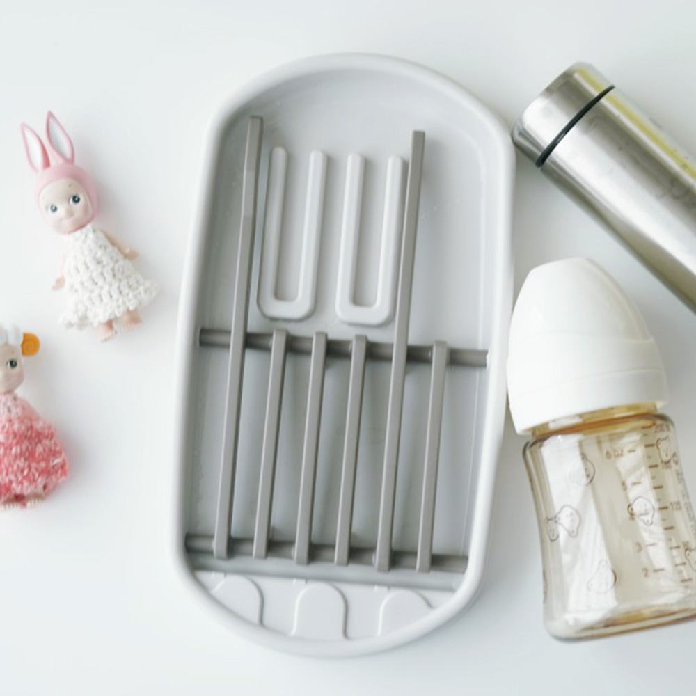 뉴코코맘 이유식기보관함 2단 아기 식기건조대 젖병보관함