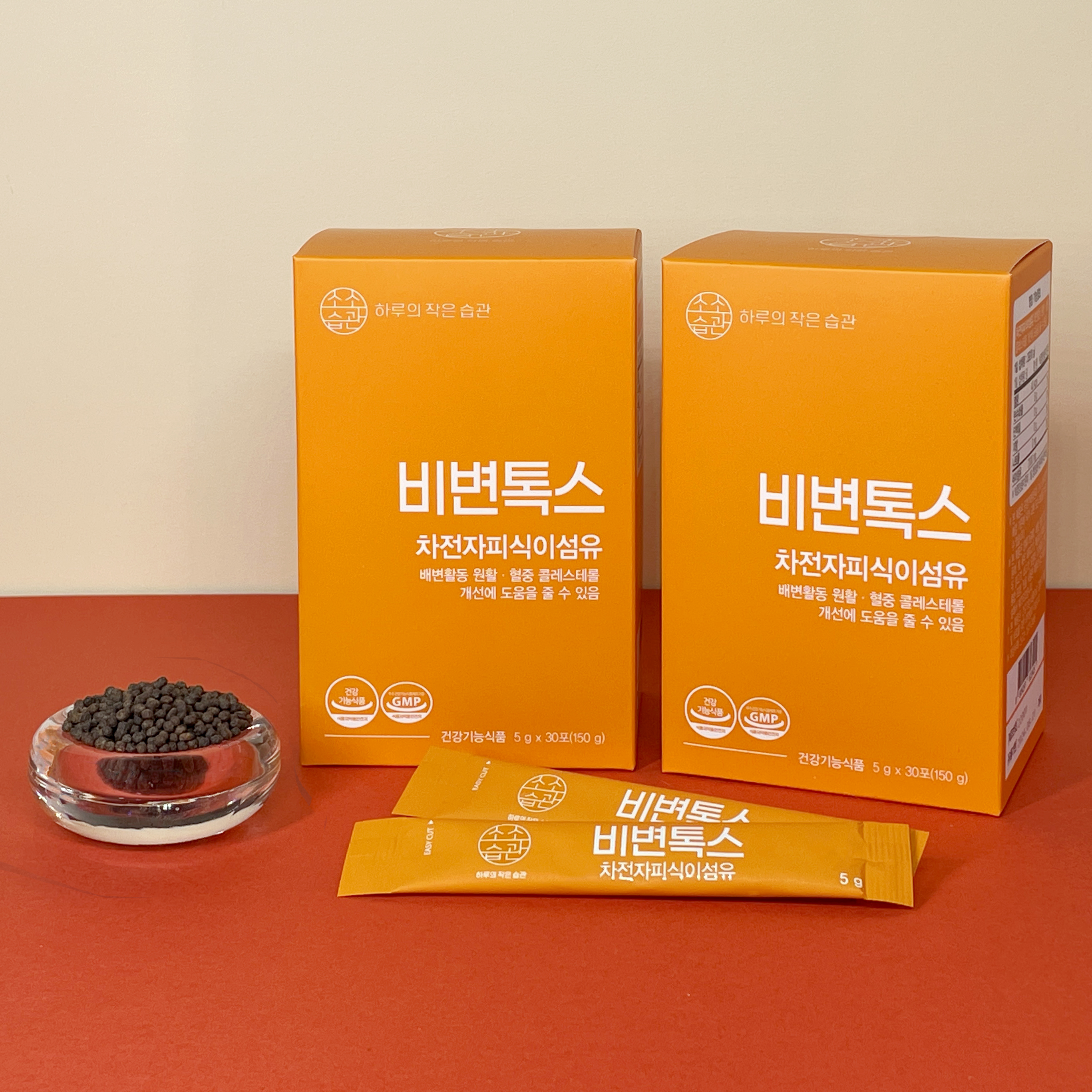 비변톡스 차전자피 환 식이섬유 영양제 쾌변 배변활동 도움 30포, 1개 - 상세 이미지 2