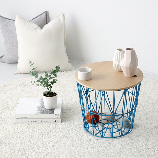 TEMBO 400 수납테이블 KS1028TB/2 블루 6378.0135