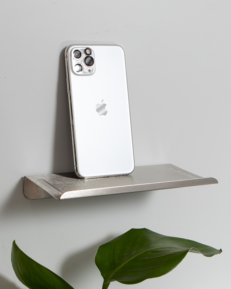 304스텐 무타공 휴지걸이 핸드폰거치대 스텐(CRM0039)