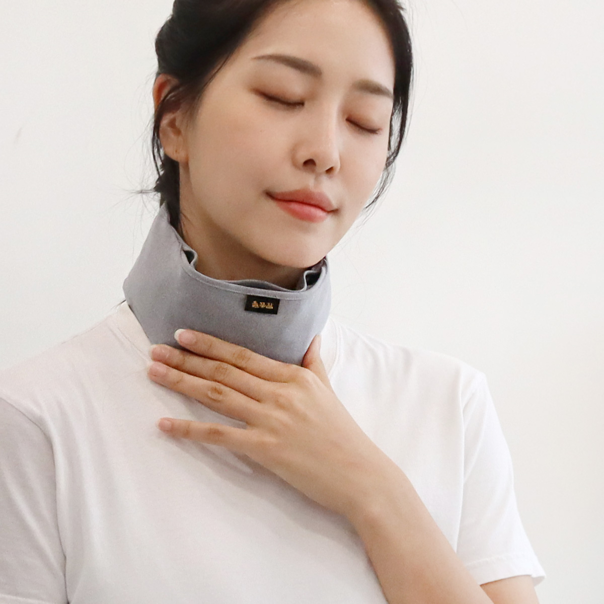 들꽃잠 목찜질팩 보호목 환절기 편도 뒷목 팥찜질 온열 - 상세 이미지 2