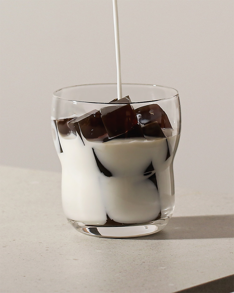 홈카페 유리컵 일자 내열유리 아이스 커피 맥주 예쁜 물잔 집들이선물 잔플리츠컵 300ml