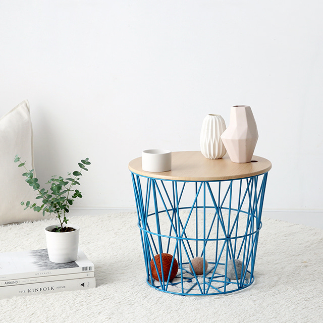 TEMBO 400 수납테이블 KS1028TB/2 블루 6378.0135