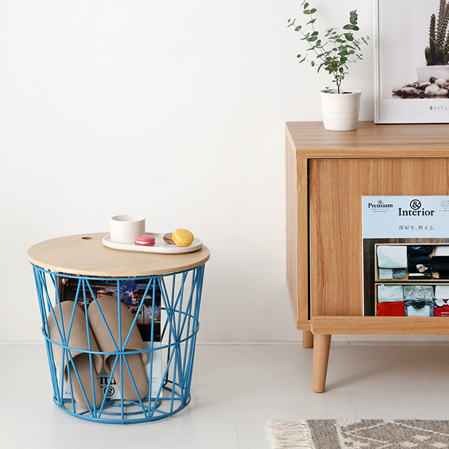 TEMBO 400 수납테이블 KS1028TB/2 블루 6378.0135