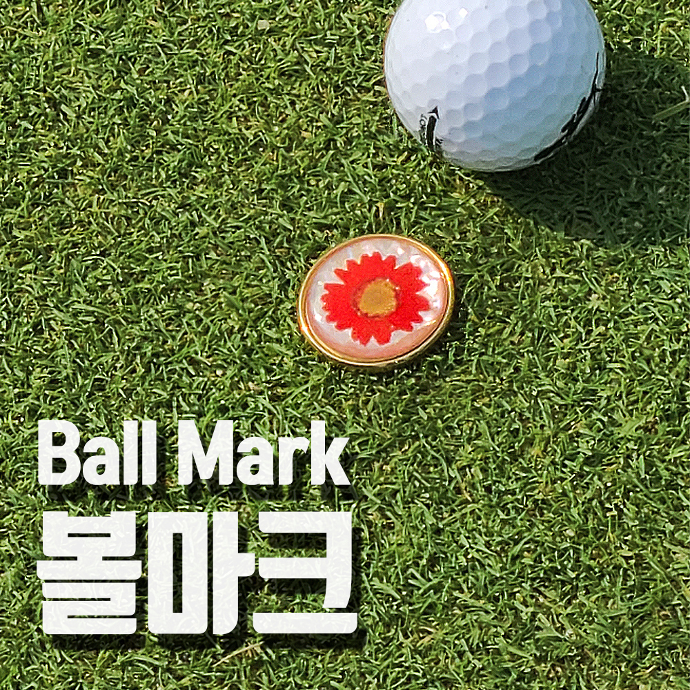 프레스코21 골프 볼마크 원형 볼마커 필드용품 자석클립 악세서리 압화 만들기 레진 아트 공예 - 상세 이미지 3