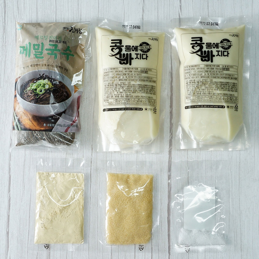 61년 전통 메밀 콩국수 2인분 국내산 콩물 콩물국수 전주 메르밀진미집 - 상세 이미지 4
