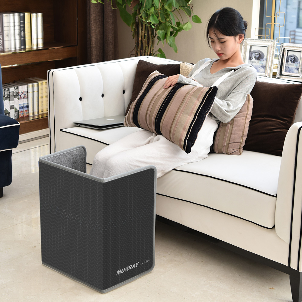 에디토 사무실 발난로 발워머 파티션히터 히팅패드 3면 다리 난로 온열기 책상밑 난방기