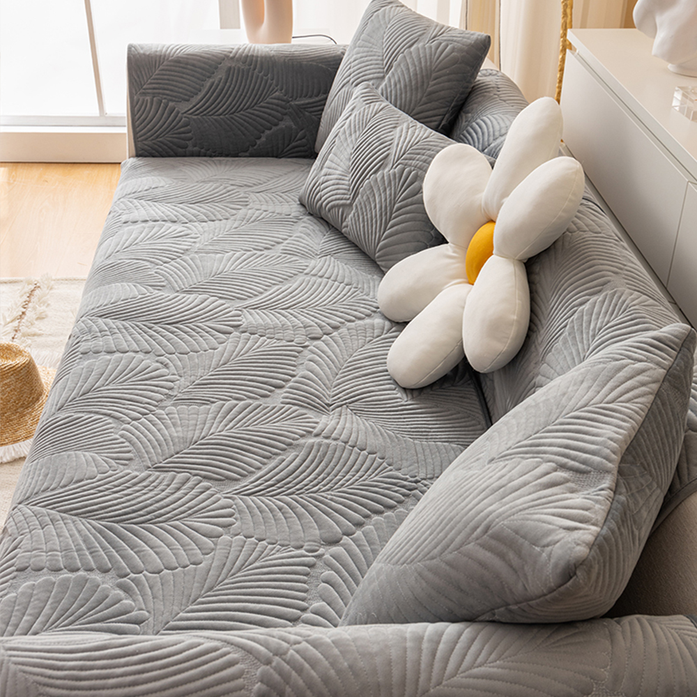 극세사 쇼파패드 2 3인용 논슬립 돌 흙 소파 토퍼 매트 커버 깃털아이보리 70x150