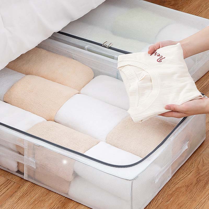 침대밑수납 이불보관함 이불정리함 옷보관함 패딩보관 50cmx40cmx15cm - 상세 이미지 2