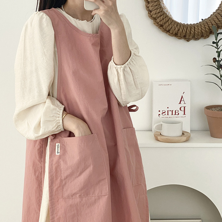 한스데이 방수 롱트임 애견 미용사 실습복 앞치마 사진 2