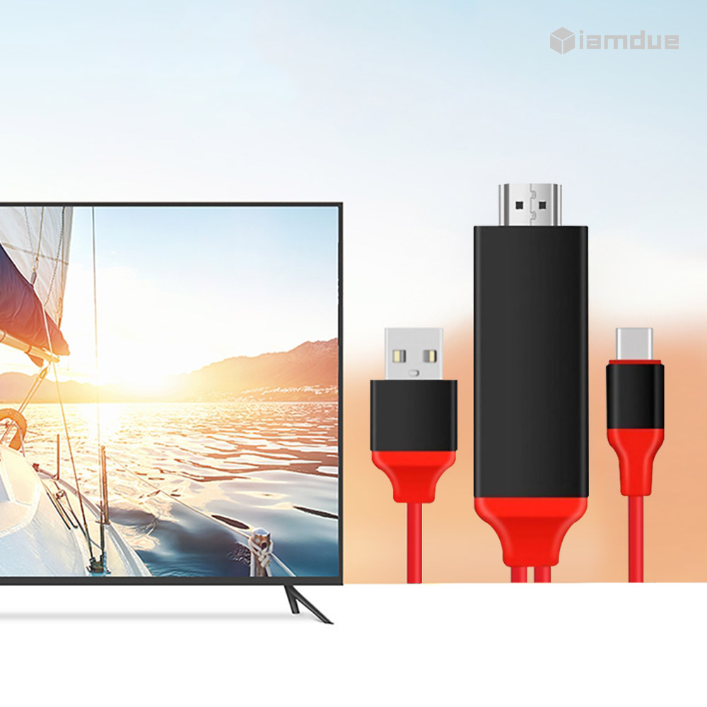 USB C to HDMI MHL 미러링 케이블 스마트폰 TV 연결 200cm - 상세 이미지 3