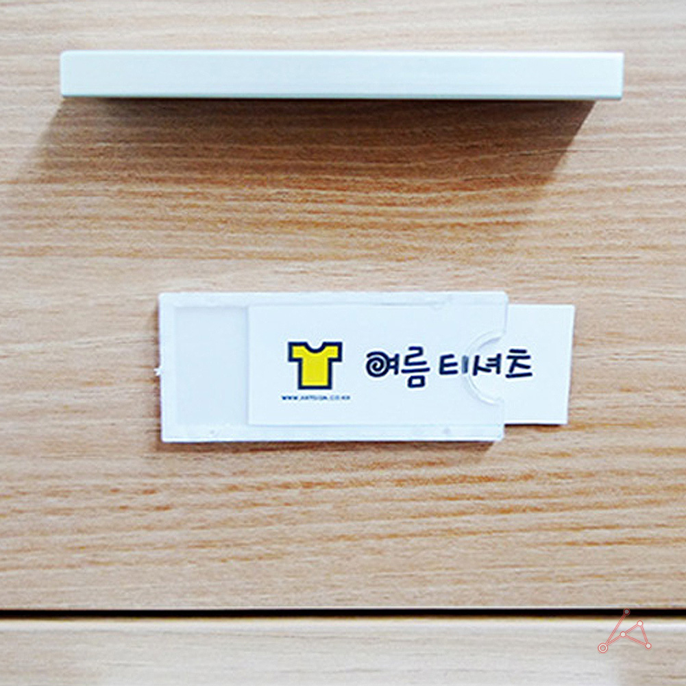 네임판 아크릴 네임택 캐비넷 사물함 신발장 이름표 꽂이 1p - 상세 이미지 5