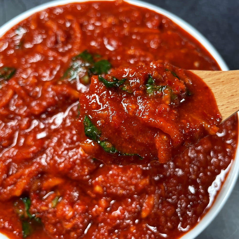 김치양념 비교 이미지