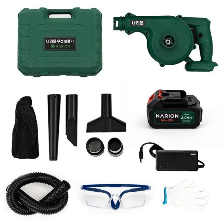 소형 캠핑용송풍기 낙엽부는기계 제설용브로워 제설송풍기