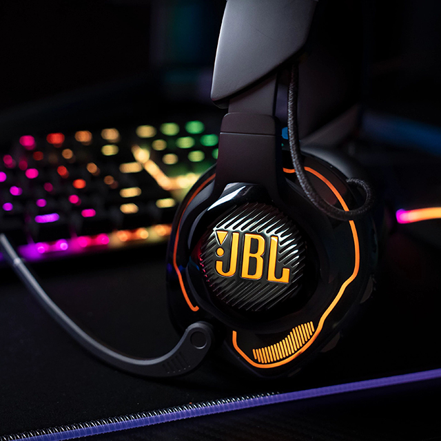 삼성공식파트너 JBL QUANTUM 910 퀀텀 무선 게이밍 헤드셋 블랙