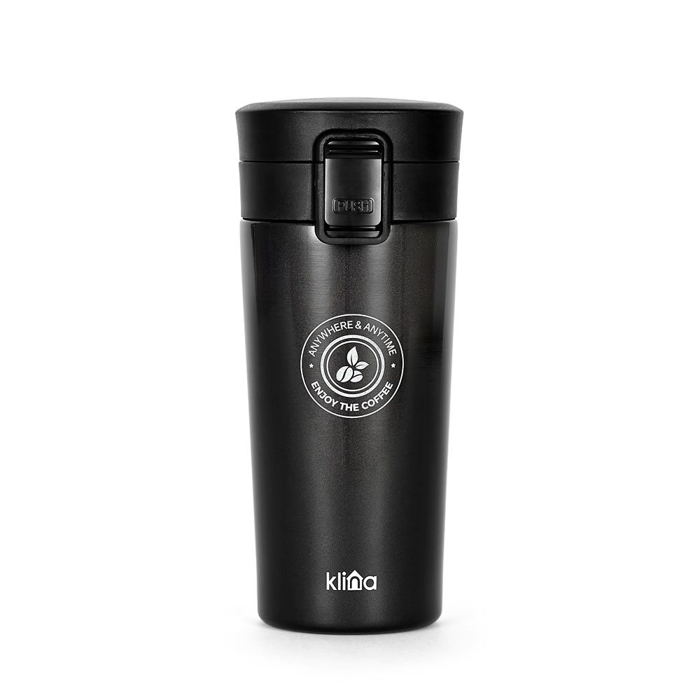 클리나 카페홀릭 원터치 보온보냉 스텐 텀블러 350ml - 상세 이미지 3
