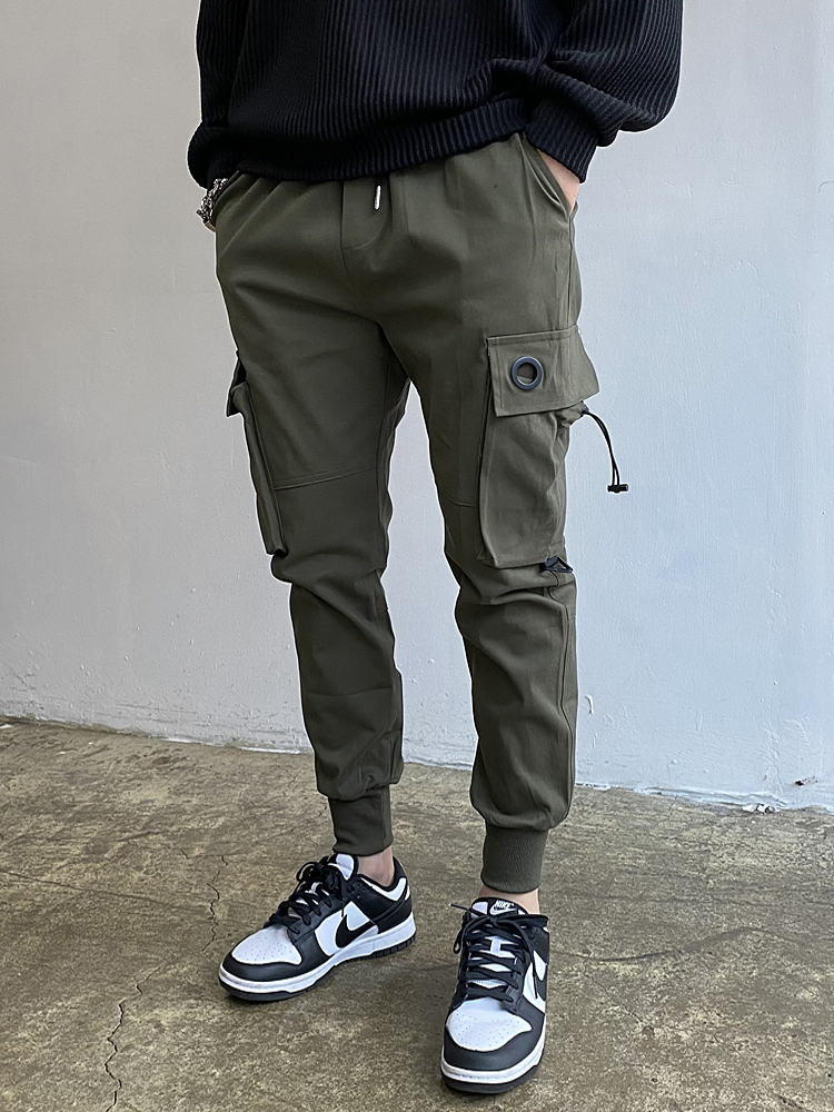 조커팬츠 건빵바지 카고 스트링 테크웨어 밴딩스판 - 상세 이미지 5