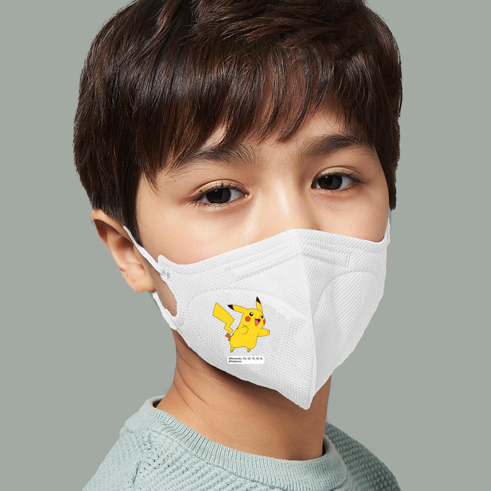 어린숨 포켓몬 어린이 마스크 30매 초등학생 유아 아동 어린이집 캐릭터 소형