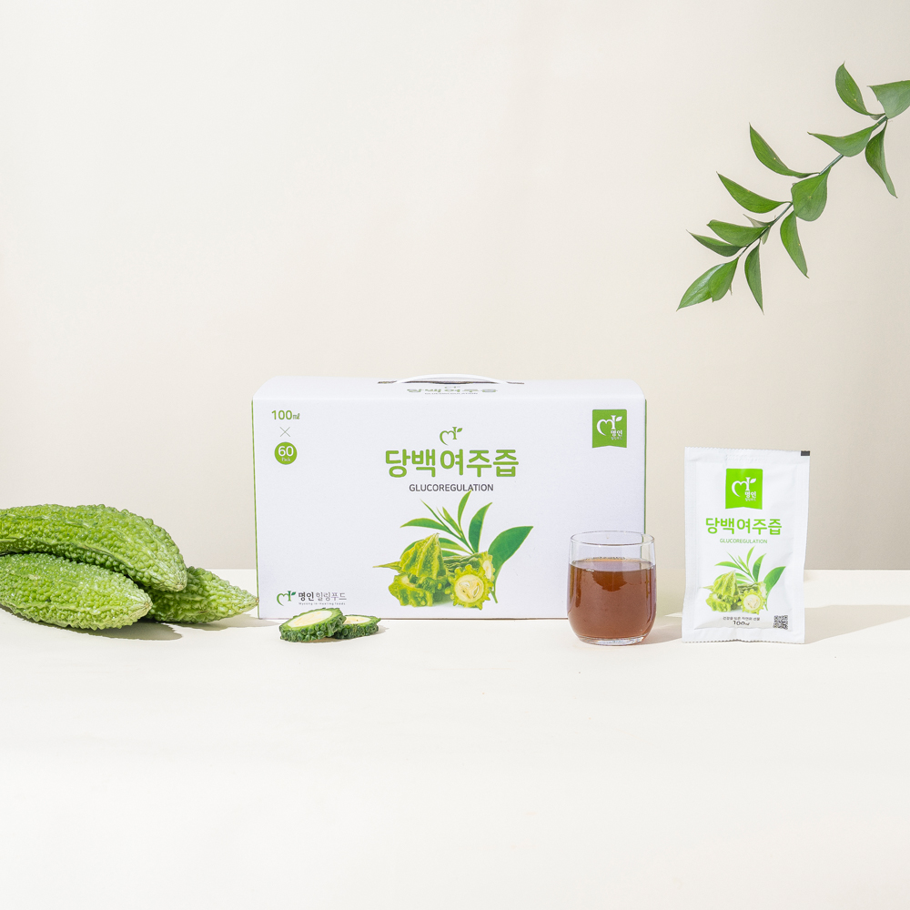 천연재료 배합으로 쓴맛이 없는 여주즙 100ml x 60포, 1개 - 상세 이미지 2