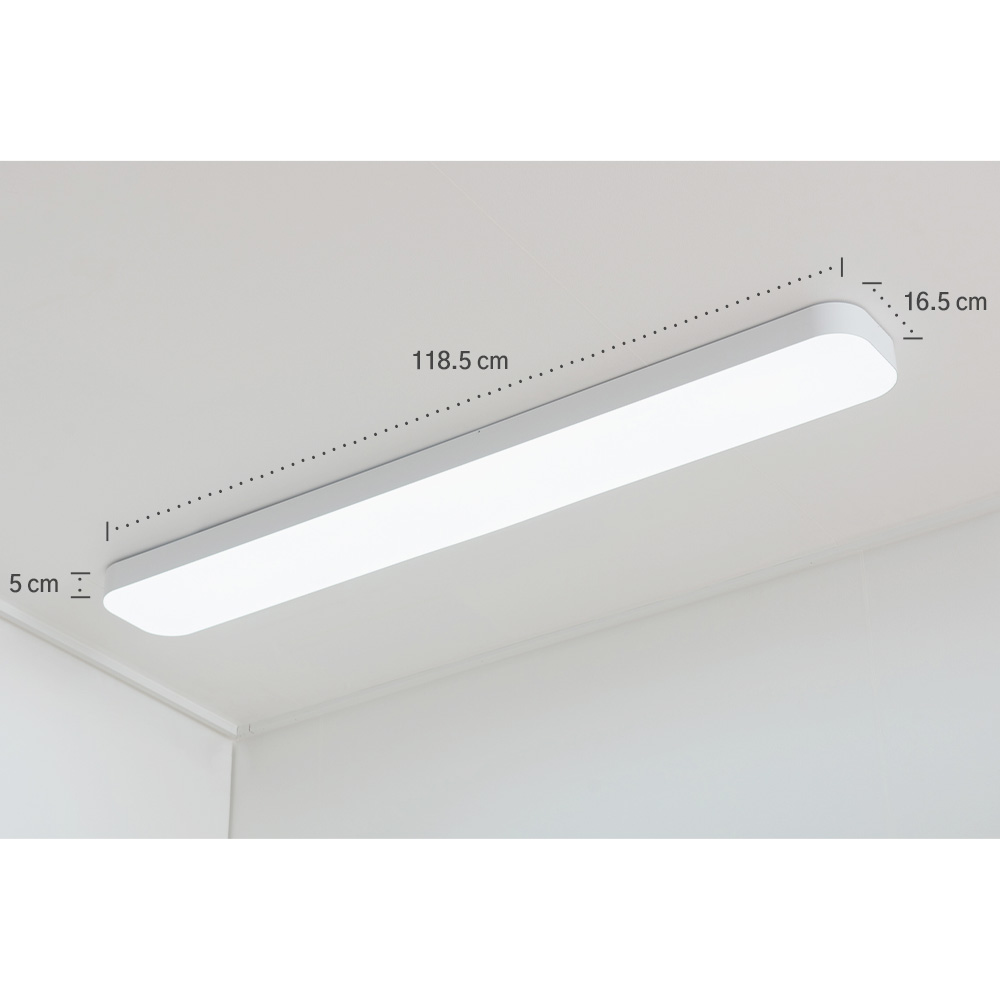 LED 주방등 커브드 시스템 60W 화이트 주광색 - 상세 이미지 5