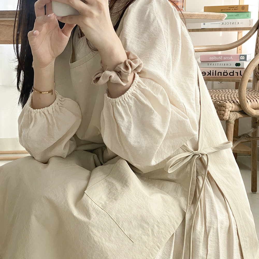 한스데이 방수 롱트임 애견 미용사 실습복 앞치마