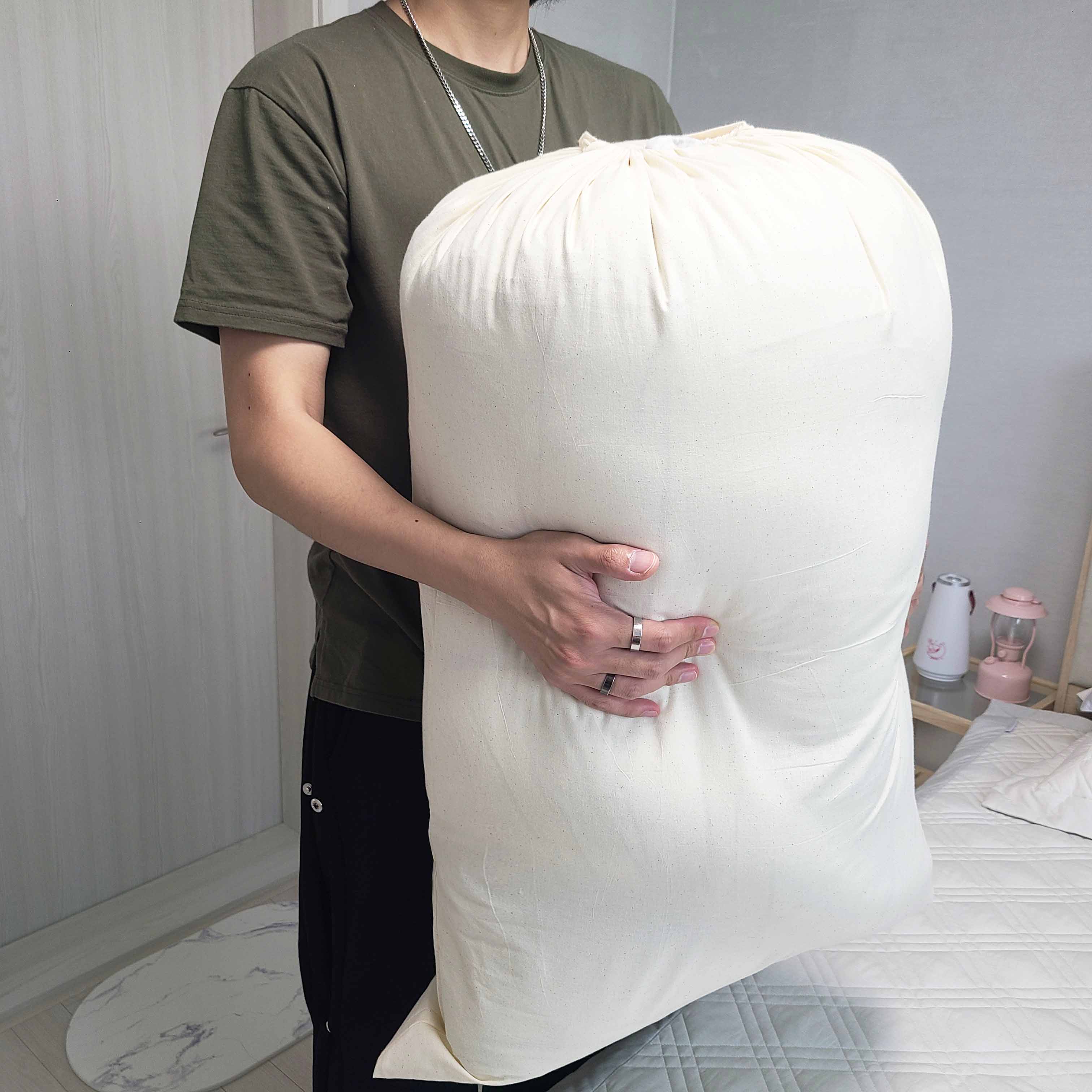 고급수제 이불파우치 대형더스트백 캠핑주머니 - 상품 이미지