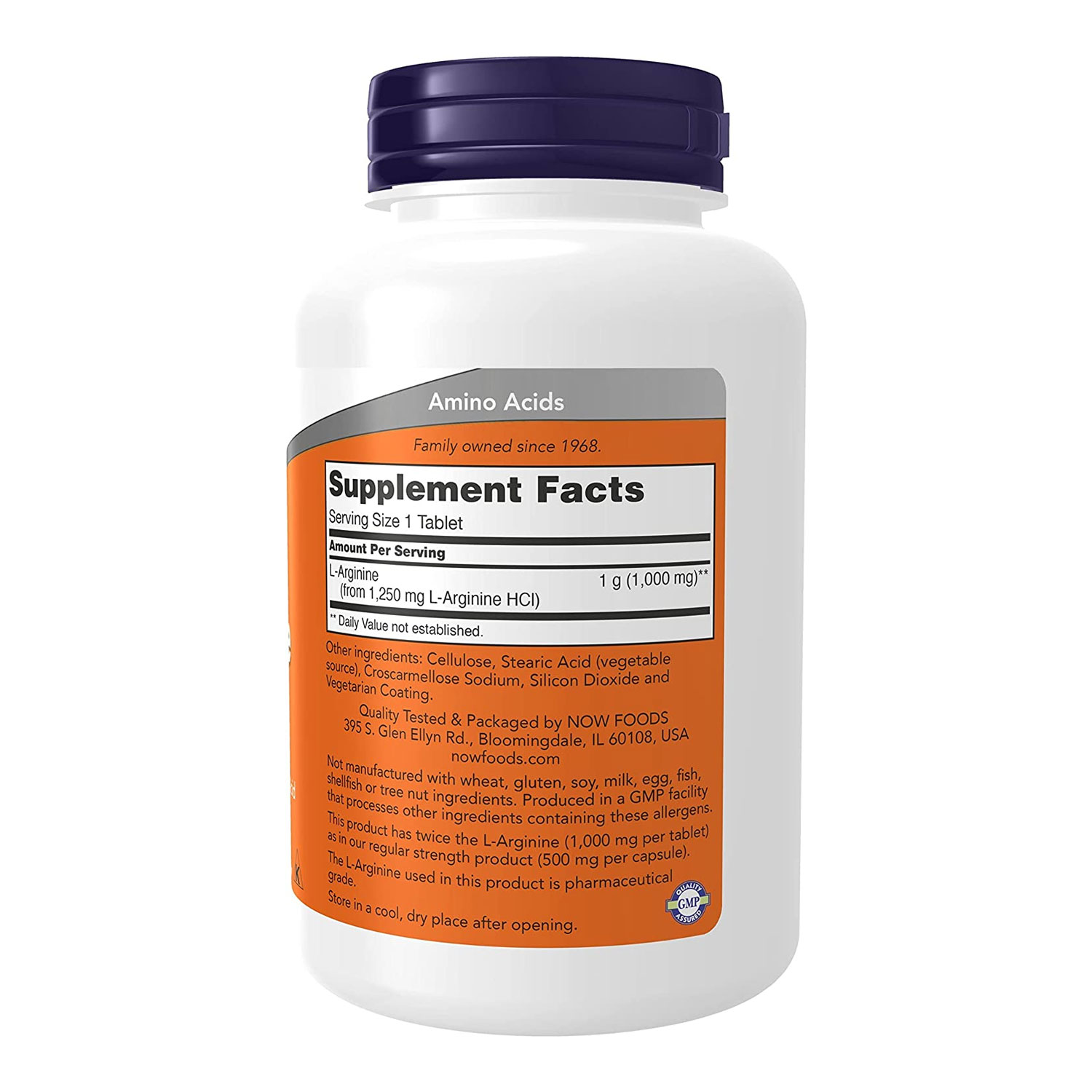 나우푸드 L아르기닌 엘아르기닌 1000mg 더블스트렝스 아르기닌 120정 2병 - 상세 이미지 4