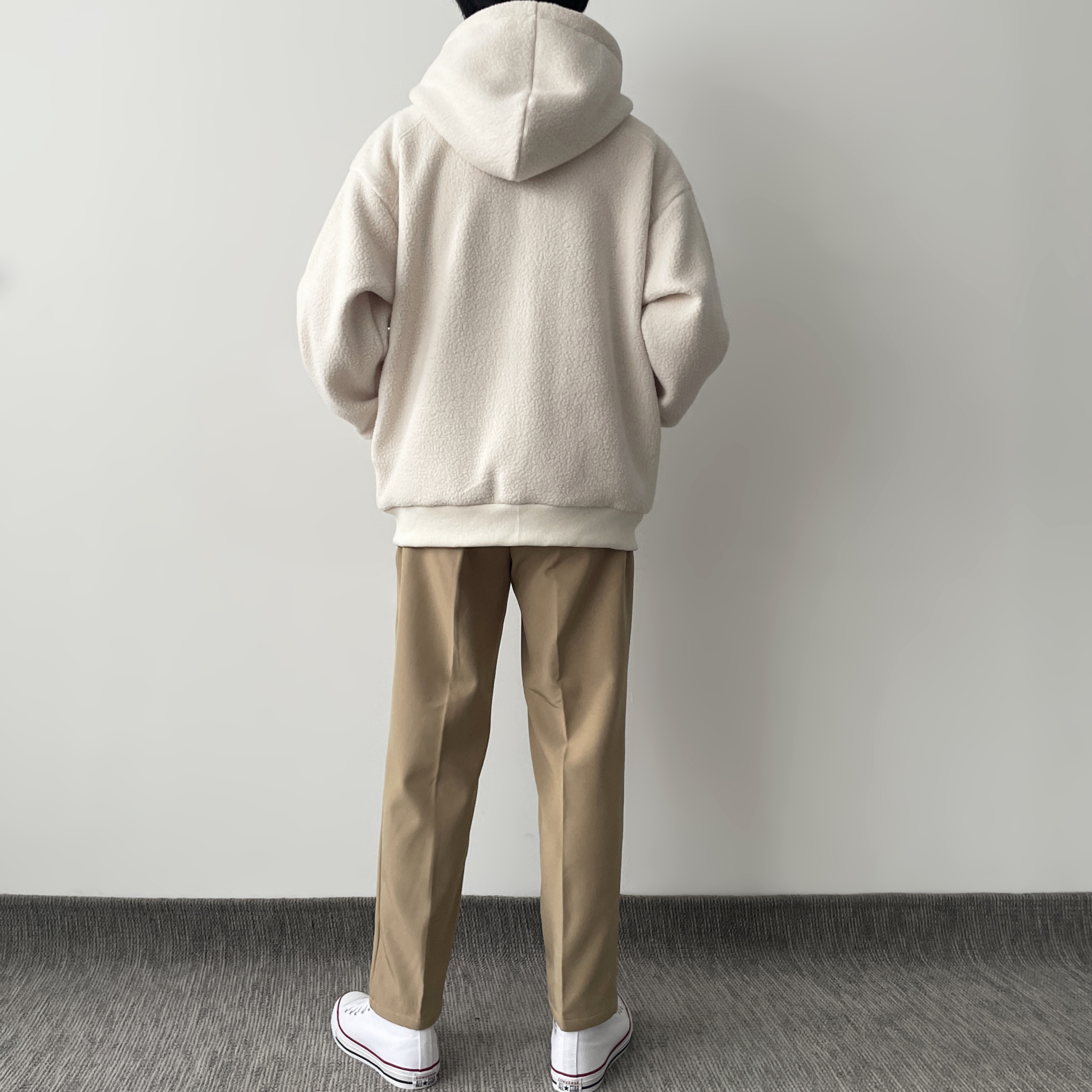 보아후드집업 남자양털후리스 이미지 3