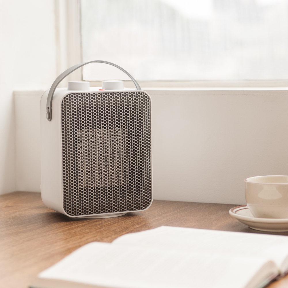 (1+1) 한일 캠핑용 히터 온풍기 욕실 팬히터 발난로 PTC HEF-101MINI