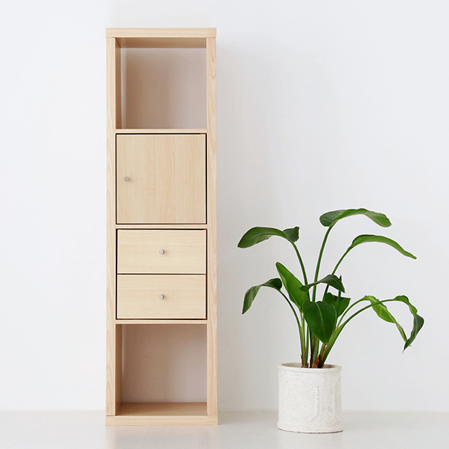 SCALAM 책장 1x4 413mmx390mmx1470mm, 4단, 버치 5989.1062 이미지 7