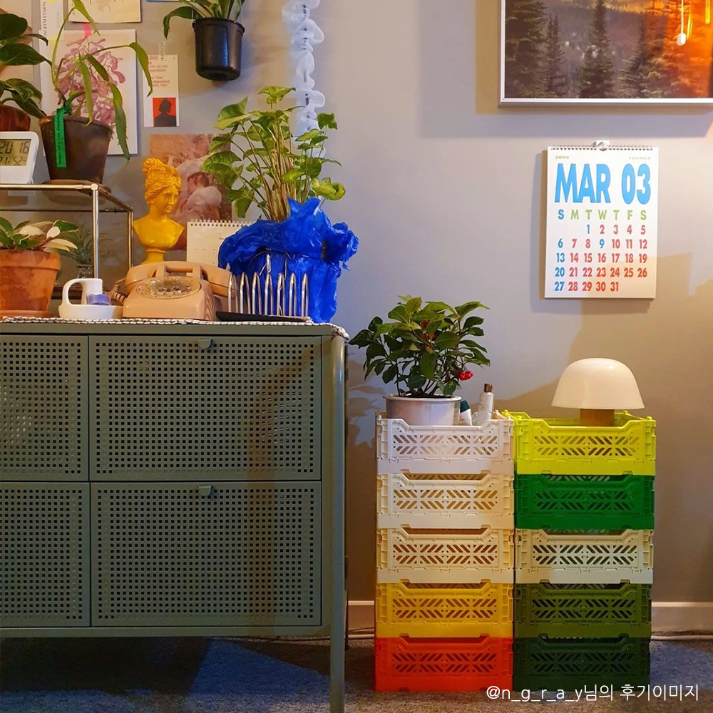 아이카사 폴딩박스 S orange