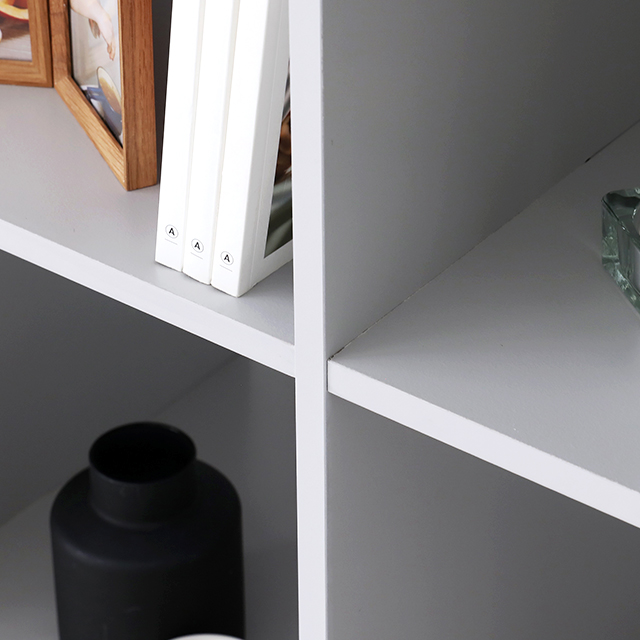 SCALAM 책장 2x2 767mmx390mmx763mm, 2단, 그레이 4814.8297 - 상세 이미지 3