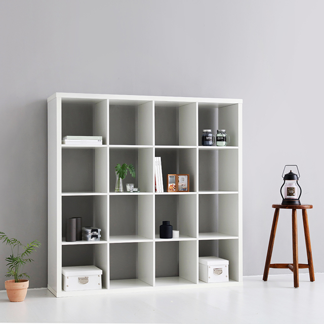 SCALAM 책장 4x4 화이트 3035.5877