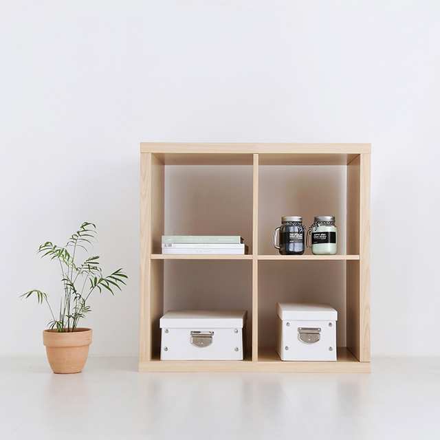 SCALAM 책장 2x2 767mmx390mmx763mm, 2단, 버치 1591.1239 - 상세 이미지 5
