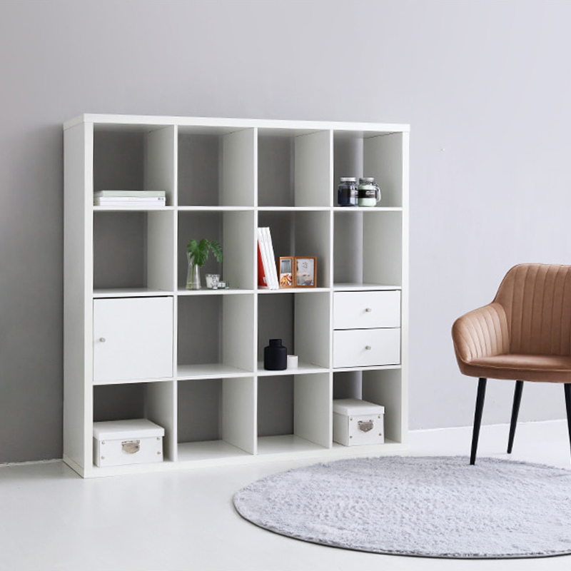 SCALAM 책장 4x4 화이트 3035.5877