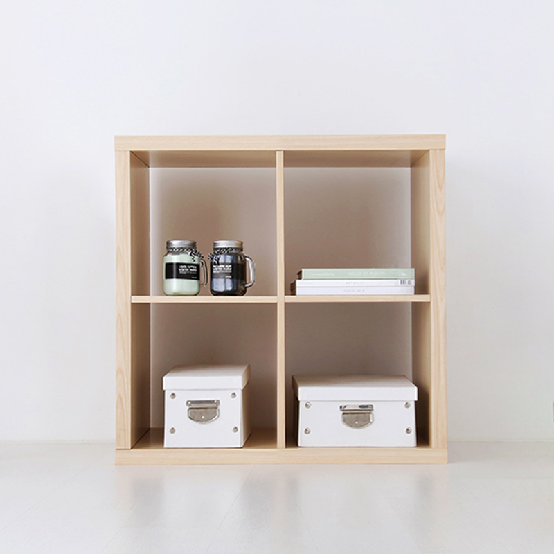 SCALAM 책장 2x2 767mmx390mmx763mm, 2단, 버치 1591.1239 - 메인 이미지