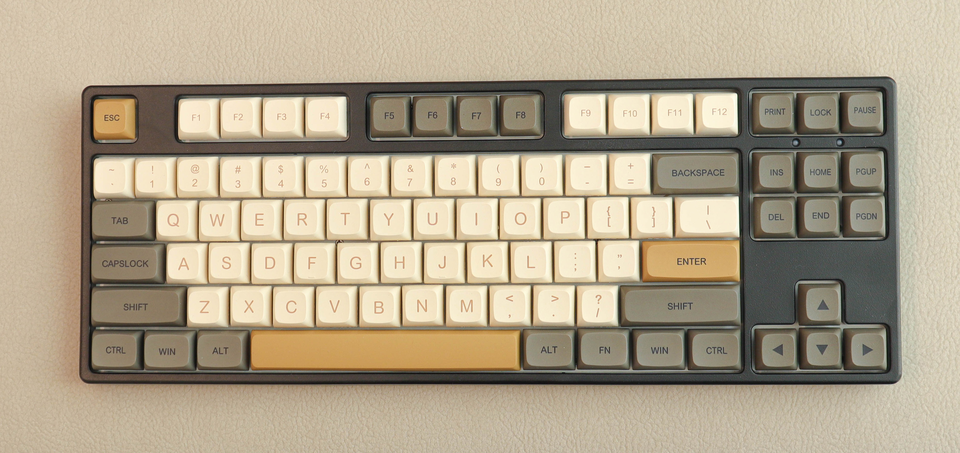 기계식 키보드 키캡 추천 모카 XDA PBT 키캡 한성 키보드
