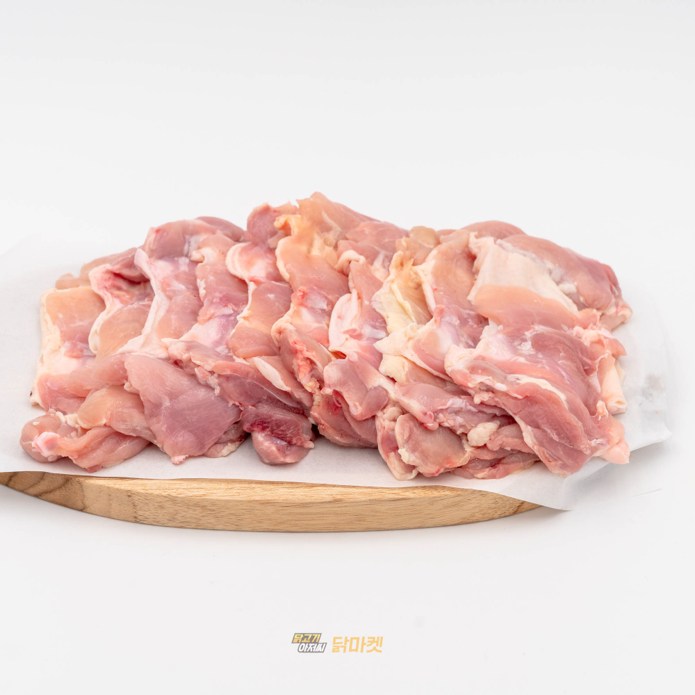 국내산 냉장 닭다리살 1kg 숯불구이, 볶음용, 닭정육 : 닭고기 아저씨