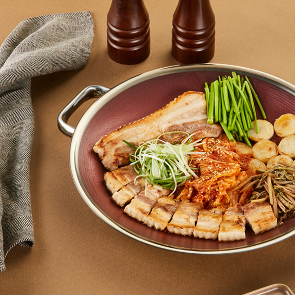 클래딘 IH 통3중 베네핏 인덕션 캠핑 고기구이 전골 그리들 32cm