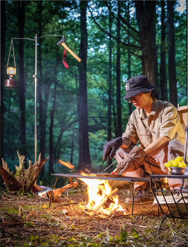 캠핑문 올 스테인리스 파일드라이버 PRO 랜턴걸이 D-240 이미지 3