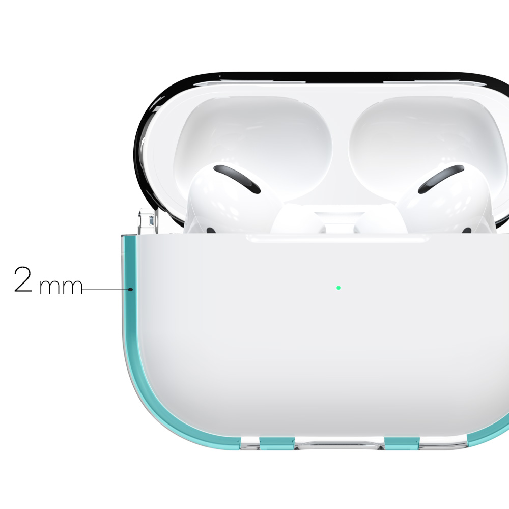 모란카노 에어팟 프로 2세대 클리어 투명 케이스 + 스트랩 - 상세 이미지 2