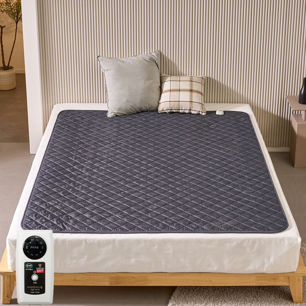 탄소매트 EMF 전기요 장판 온열매트 전자파안심 침대 2인용 더블