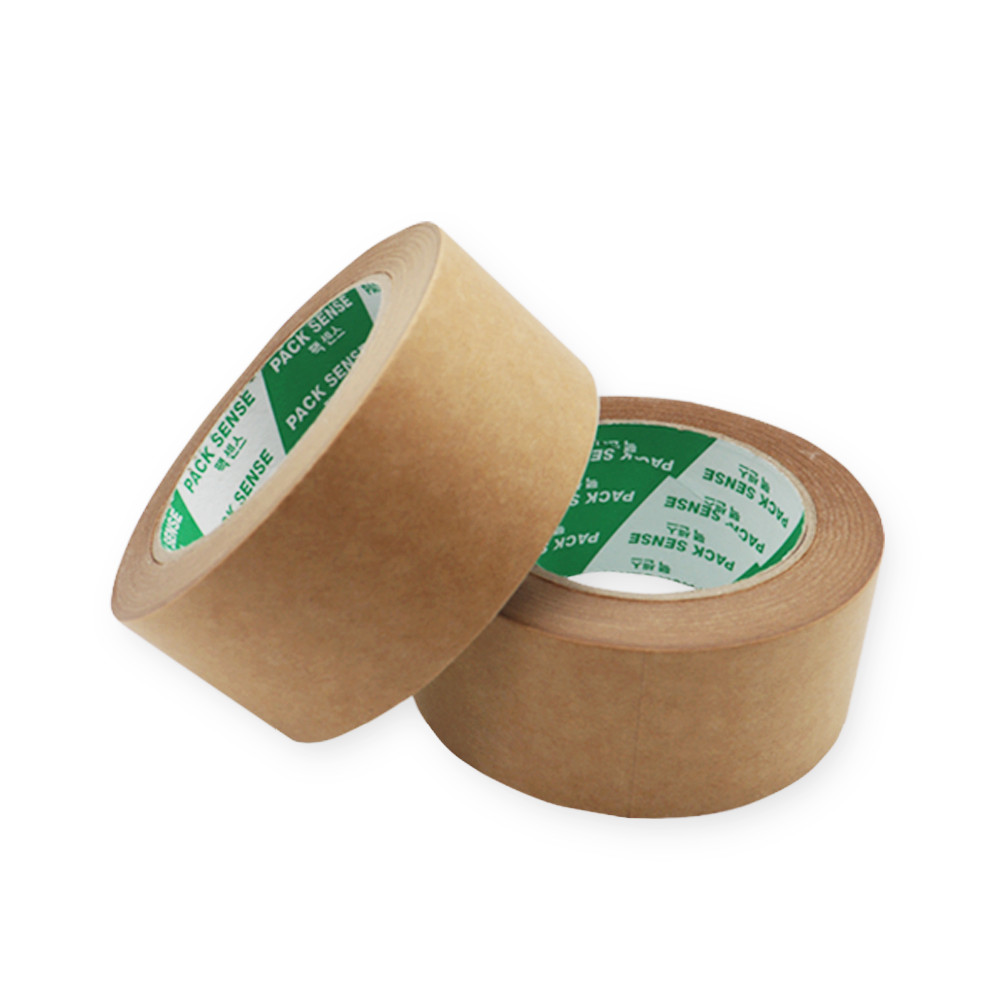 팩센스 무소음 크라프트 박스테이프 48mm x 40M 50개 저소음 포장용 택배 종이테이프 - 상세 이미지 2